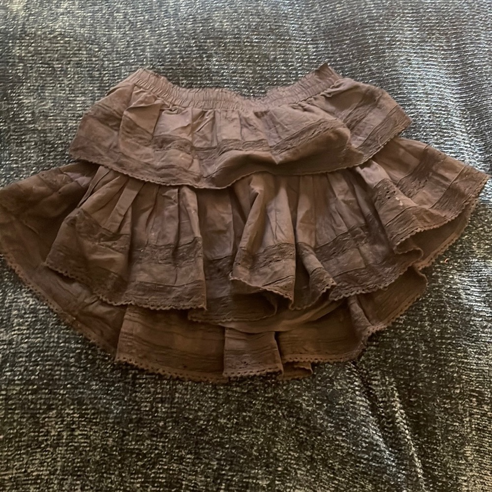 Black LoveShackFancy Skirt